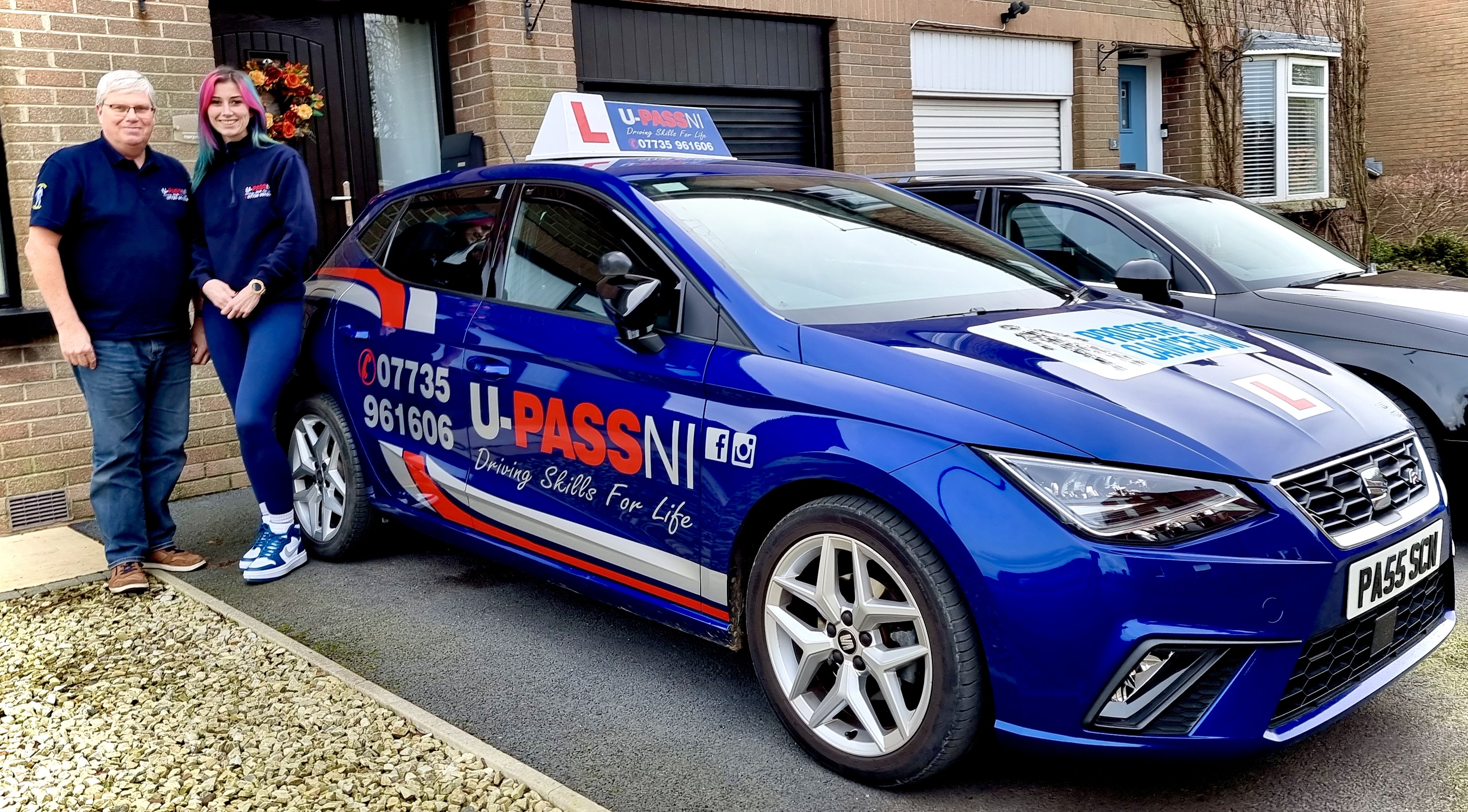 Driving lessons Lisburn and Hillsborough areas with U-passni